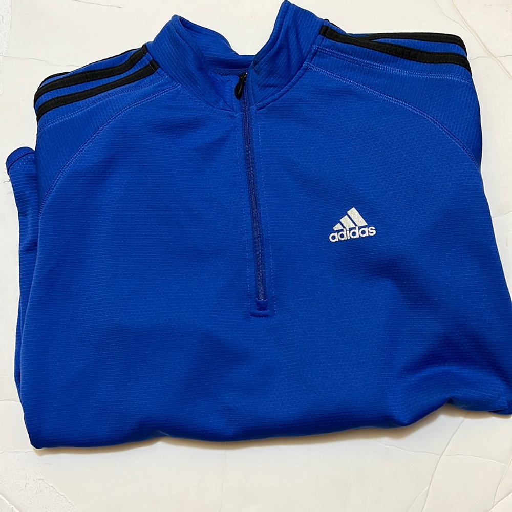 Adidas  climalite zip  pull over